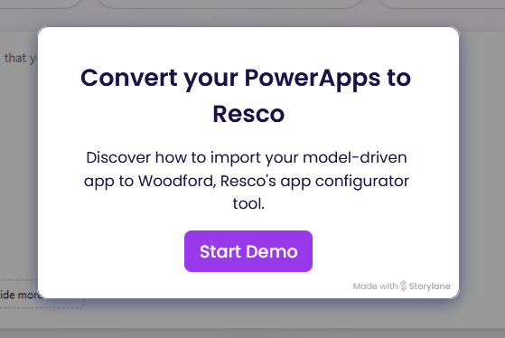 import power apps to woodford