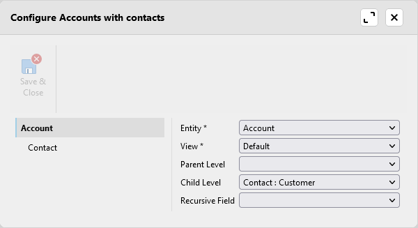 Create a new tree view