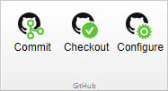 GitHub integration: GitHub buttonsthumb