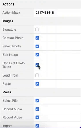 QD:control image/media component actions