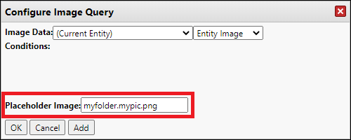 Placeholder Image: Configure image query
