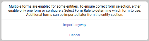 too many forms, use select form rule