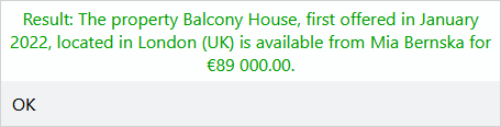 Formatting strings in rules: Real estate details in a sentence