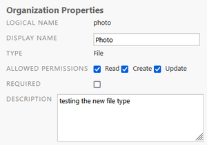 creating a new field field in the admin console