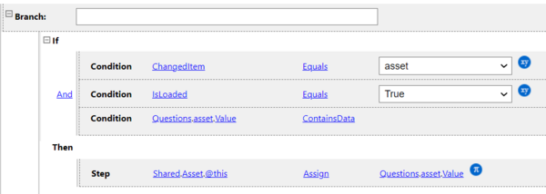 On Repeat: Add value from lookup target to the label of repeatable group part 5 (On Change rule which serves as a filter)