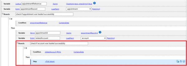 QD examples: Access parent entity from On Load rule (loading data to the second variable