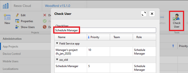 Troubleshooting: no project changes after publish: Modify project priority
