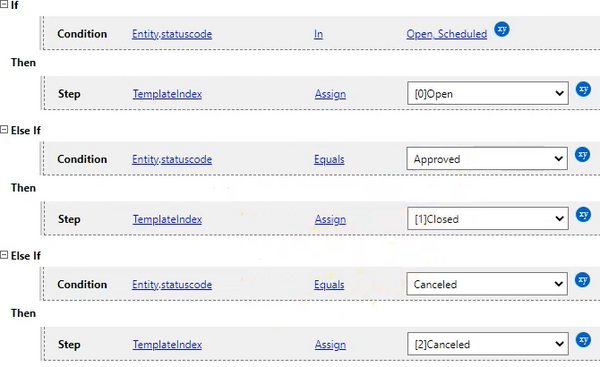 Row script rule timesheet entry example