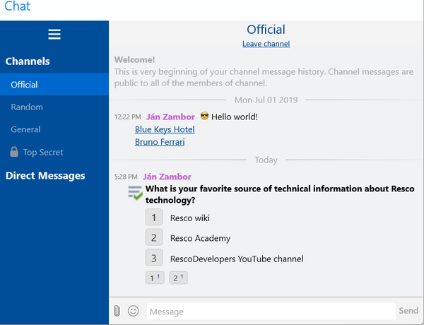 Salesforce:Chat with a pol