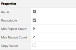 Setting questionnaire group as repeatable