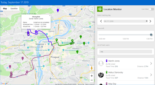 Location monitor overview