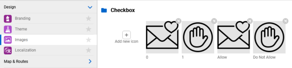 Display "two options" as checkbox on a view example: Two images in the checkbox directory