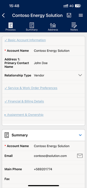 Business Process Flow:BPF in the app
