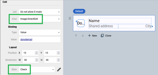 Display "two options" as checkbox on a view example: Editing the view