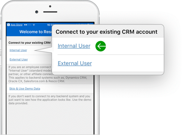 Download and install Resco Mobile CRM for SalesForce step 4