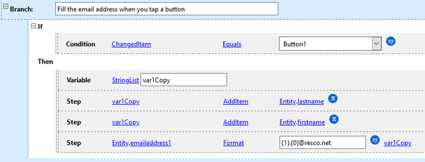 Formatting strings in rules: Format string list example
