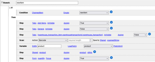 newItem button definition