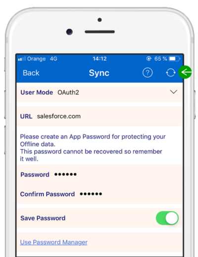 Download and install Resco Mobile CRM for SalesForce step 6