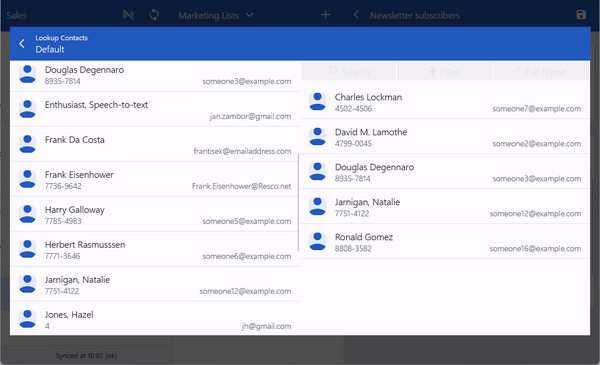 managing marketing list members