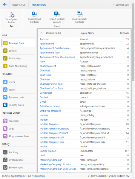 File:Resco Cloud admin console.png