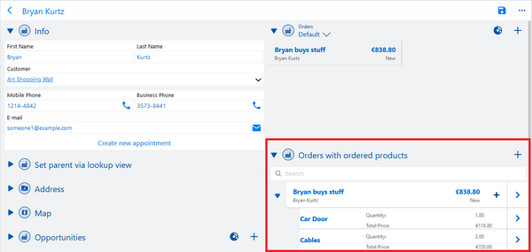 compare tree view and list view