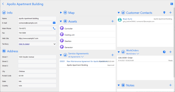 Getting started with resco.FieldService: Customer form