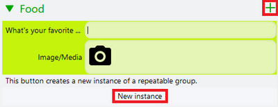 add a new instance of repeatable group