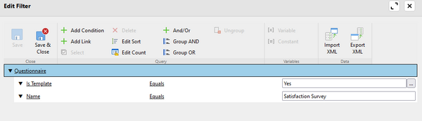 Tap button to start inspection example 3:button click rule: fetch for the questionnaire
