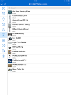 sample in app list of products