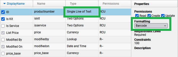 enable barcode features