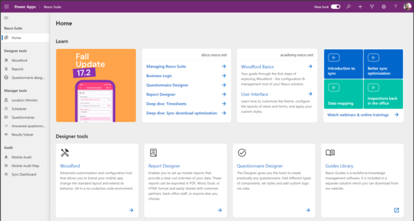 Resco functions on Dynamics:Resco features in dynamics