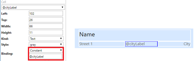 Add a label to your view