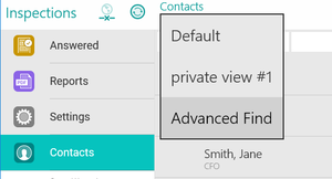 Advanced find in views 1:select advanced view