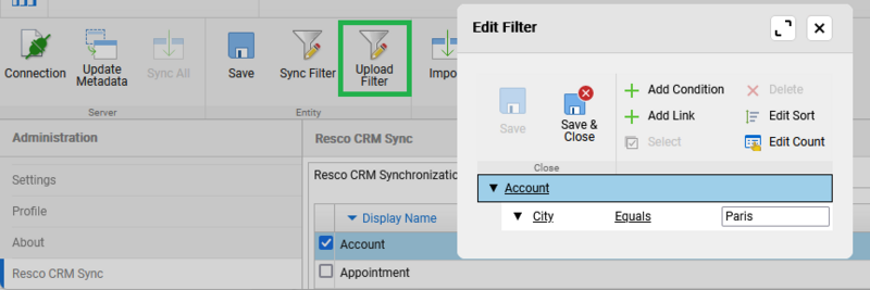 File:Upload-filter-in-resco-crm-sync.png