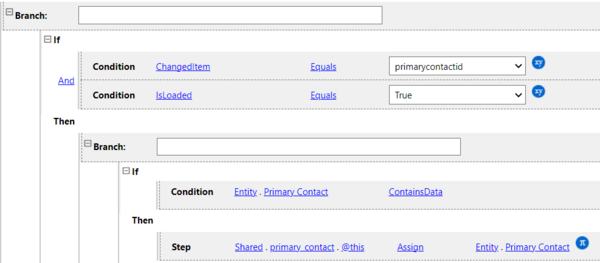 On Change: Load reference from another entity example part 2