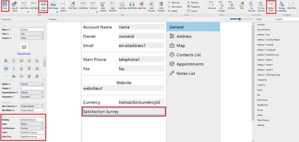 Tap button to start inspection example 1:add custom button