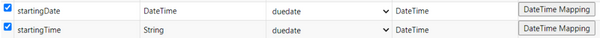 Business Central:Date and time mapping
