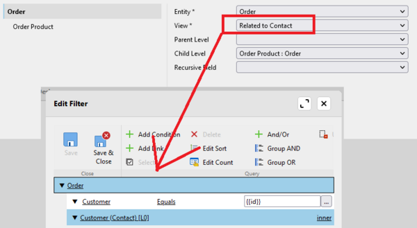 configuration related to tree views
