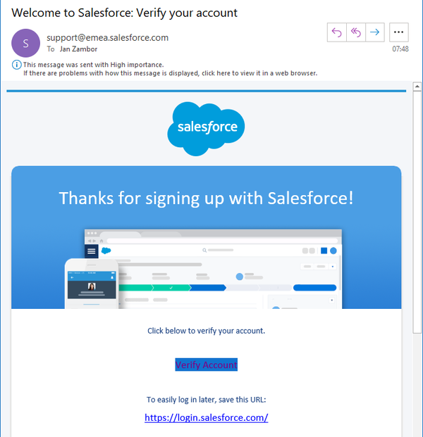 Salesforce trial step 6