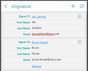 DocuSign integration:esignature