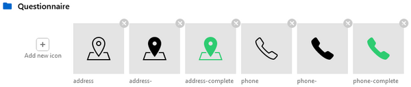 QD examples: Custom group icons: Questionnaire image folder