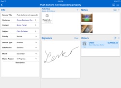 Resco Cloud mobile features ilustration 3