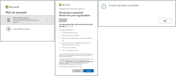 Register Resco application in Business Central step 4
