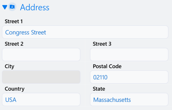 Example: Change the color of the form field: incorrect rule showcase in the app 2